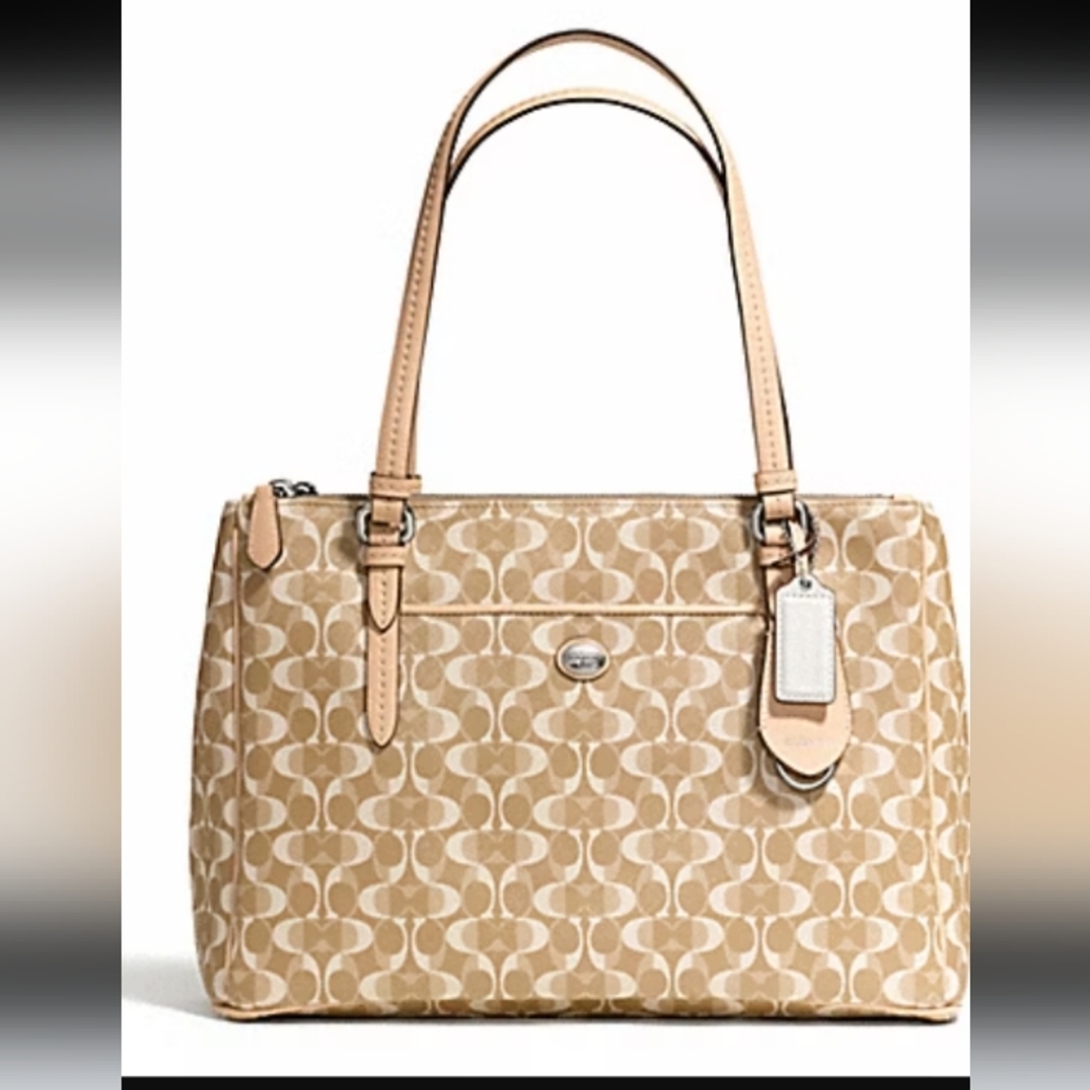 COACH Peyton Dream C Jordan Double Zip Carryall.